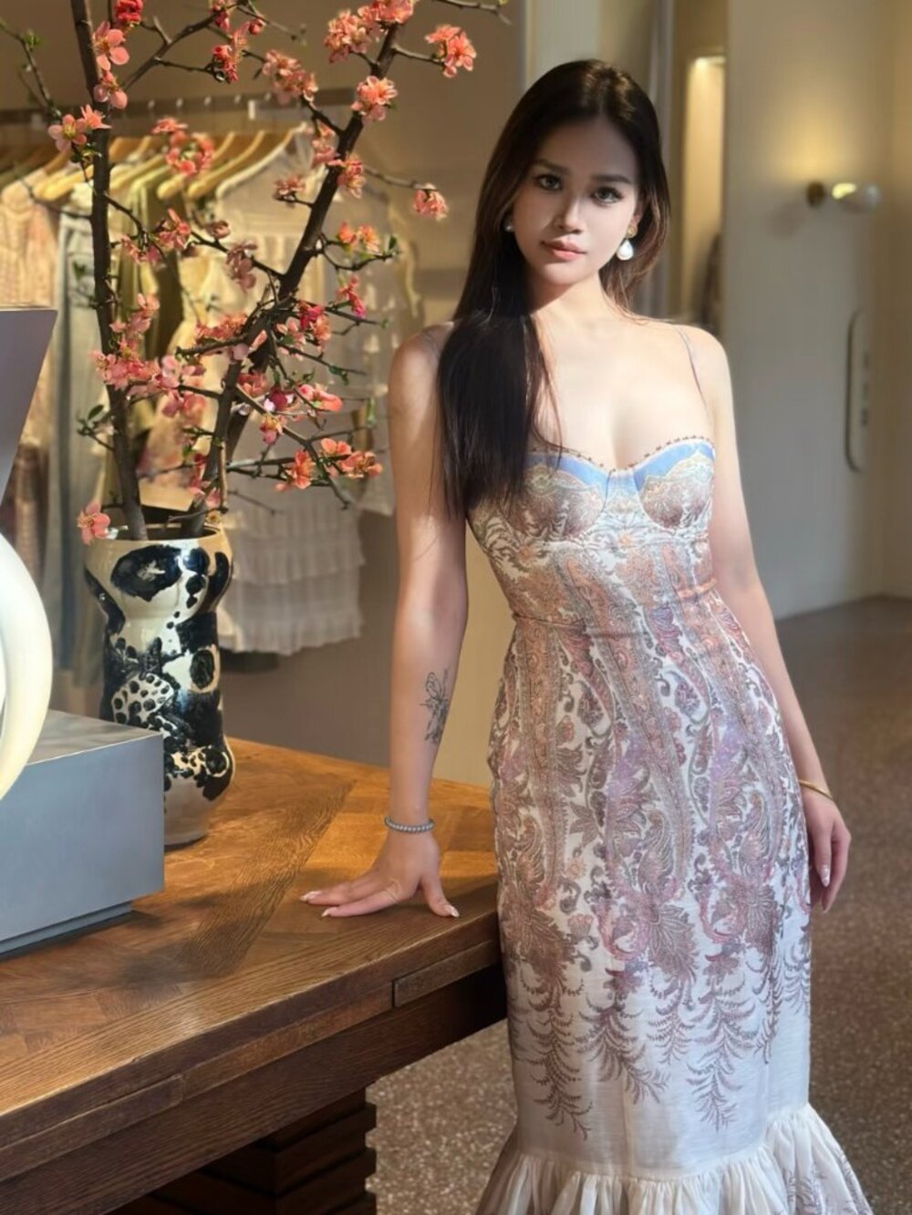 Zimmermann Alchemy Paisley Print Linen & Silk Dress - Picture 3 of 12